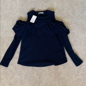 Mango cold shoulder sweater